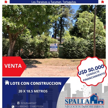 LOTE CON CONSTRUCCIÒN