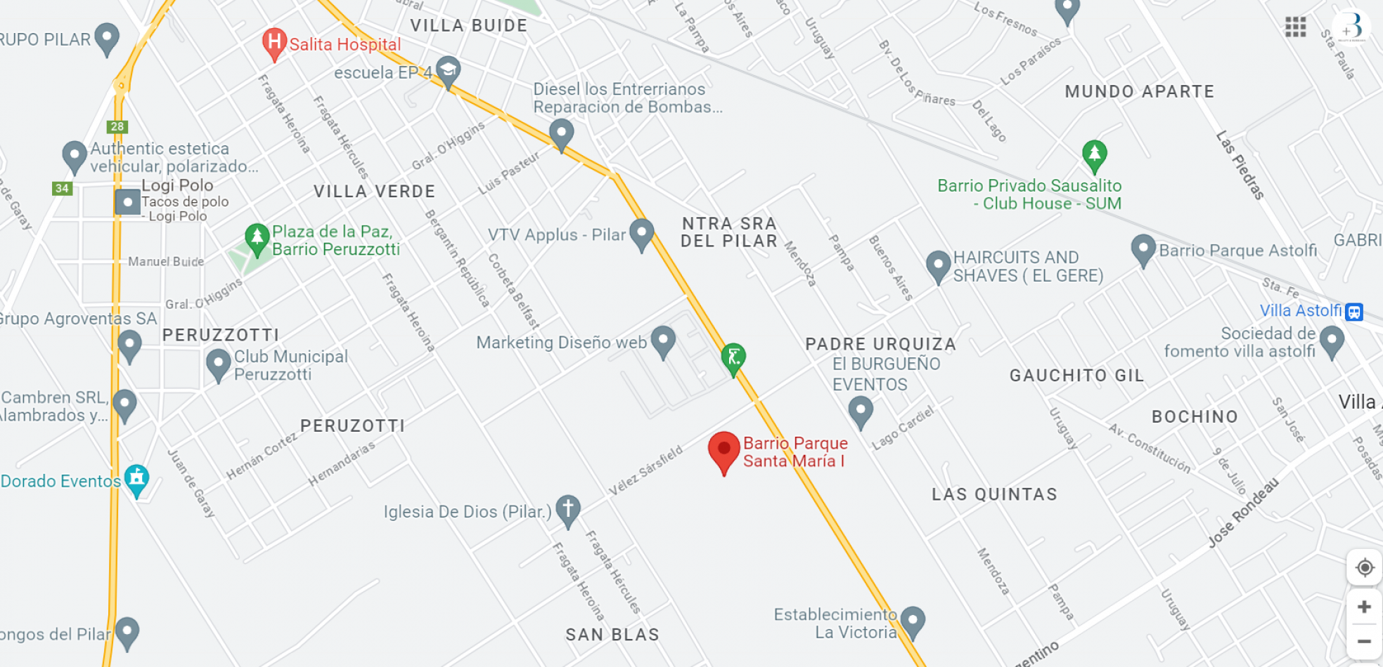 LOTES EN VENTA - "BARRIO SANTA MARIA I" - VILLA ASTOLFI, PILAR