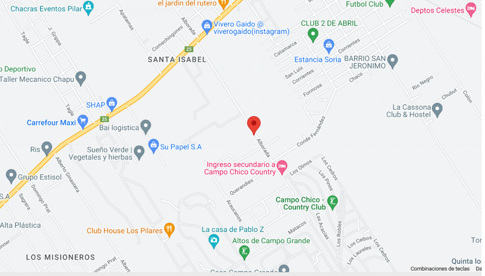 LOTE - "BARRIO PARQUE MATHEU II" - MATHEU, ESCOBAR a metros de la Ruta 25