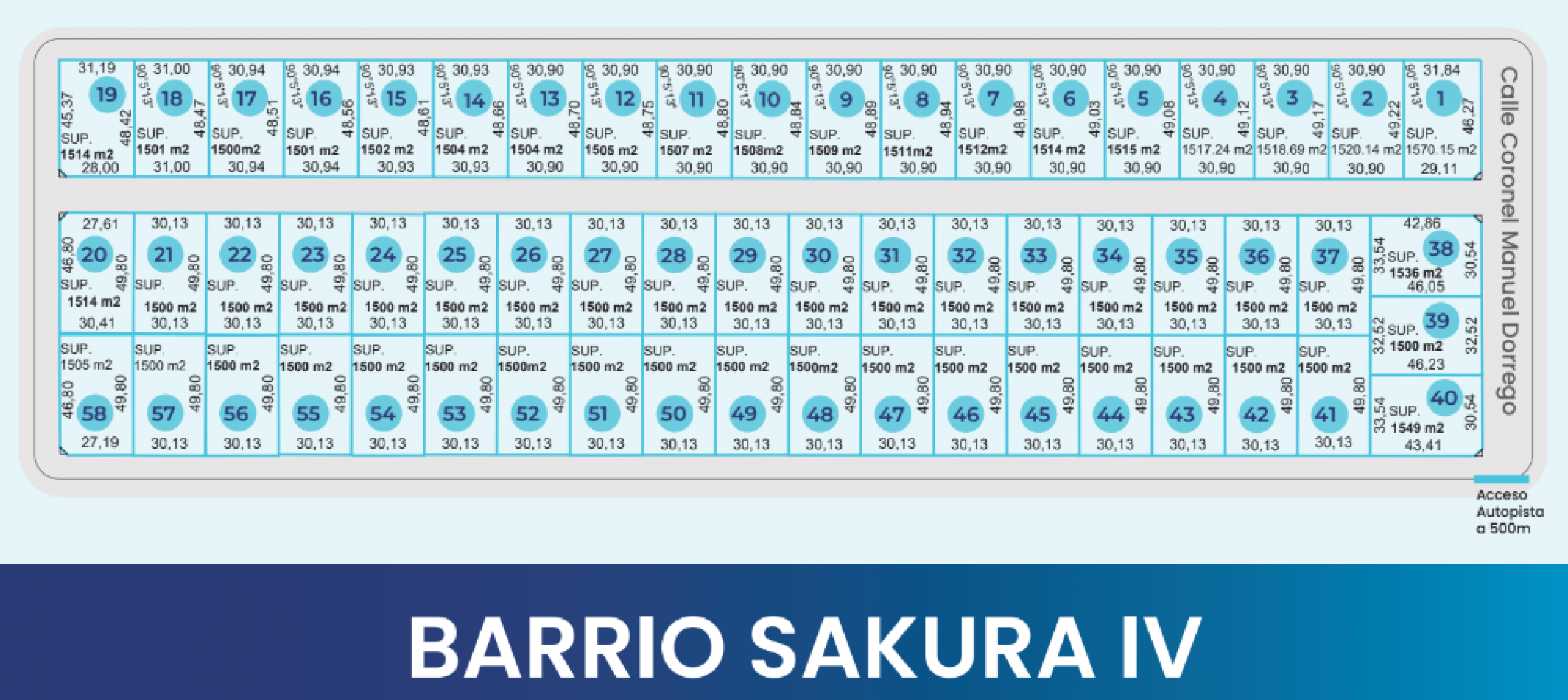 LOTES - "BARRIO SAKURA IV" - SAKURA, EXALTACION DE LA CRUZ - PREVENTA