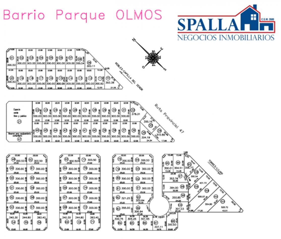 LOTE EN BARRIO PARQUE OLMOS - Parada Robles - Partido de Exaltacion de la Cruz