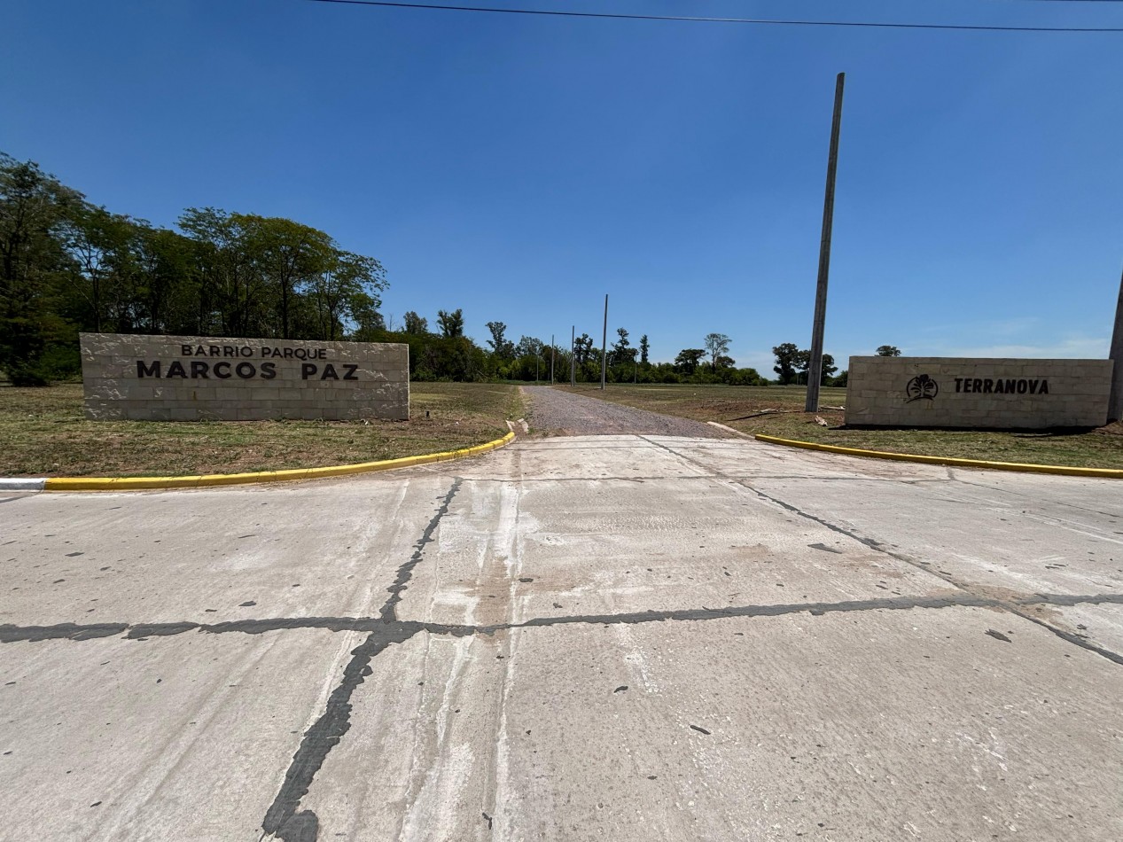 Venta de Lote en Barrio Parque Marcos Paz - Barrio Abierto - Marcos Paz