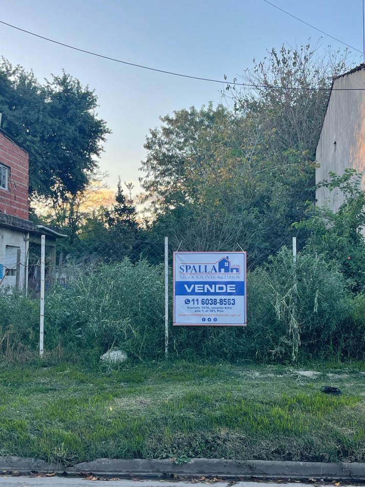 LOTE EN PILAR CENTRO EXCELENTE UBICACION ZONIFICACION UR2A - APTO CREDITO