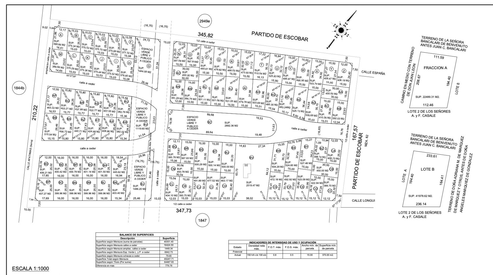 Lotes en Barrio Semicerrado San Juan Bautista - Villa Rosa - Partido de Pilar