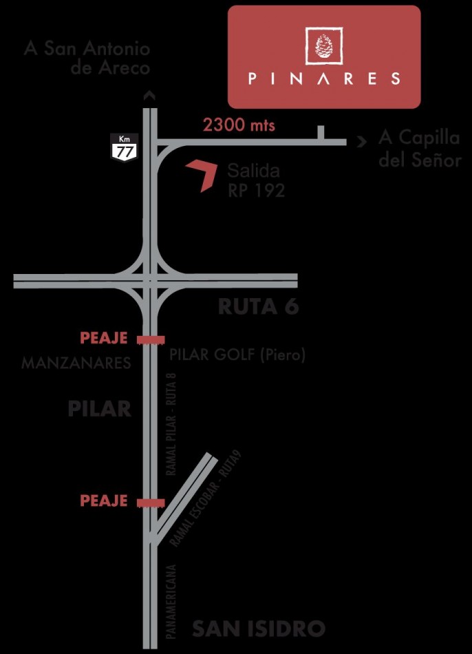 Lotes en Pinares Country Club, Exaltacion de la Cruz - Posesion y Escrituracion Inmediata