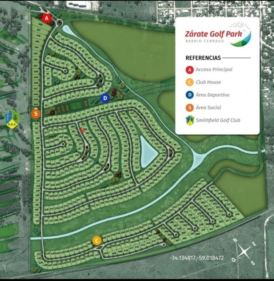 Lote en Venta en Barrio Cerrado Zarate Golf Park, Zarate