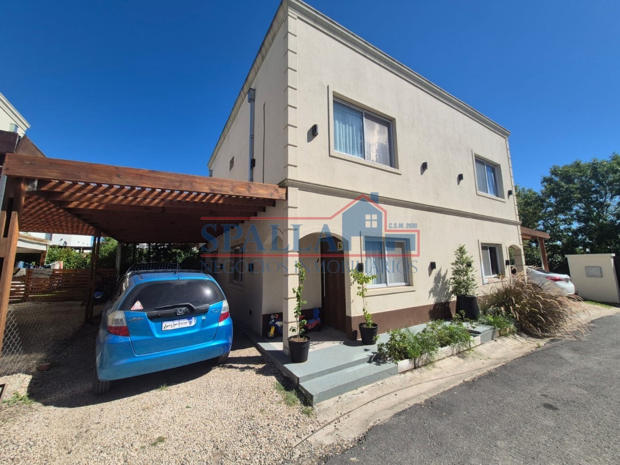 VENTA DUPLEX TRES AMBIENTES SEMI AMOBLADO EN COMPLEJO METZ VILLAGE PILAR