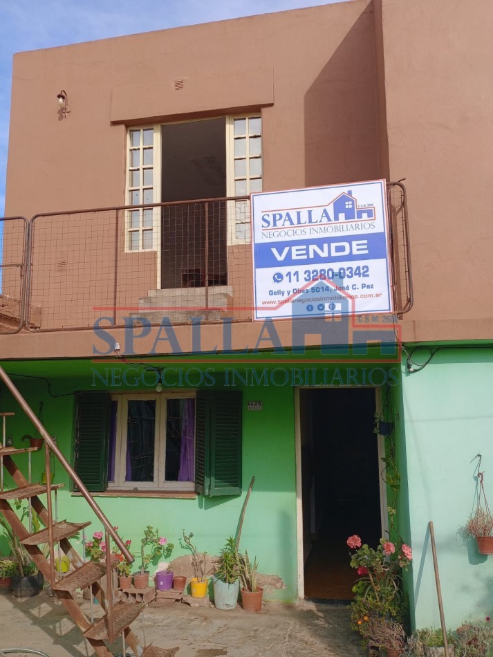 Oportunidad Casa en Bloque con Dos Viviendas y Cochera en Jose C. Paz