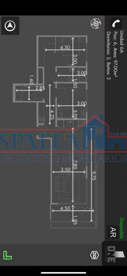 VENTA DEPARTAMENTO 3 AMBIENTES DE POZO - ONE RESIDENTIAL TOWER FLORIDA VICENTE LOPEZ ZONA NORTE