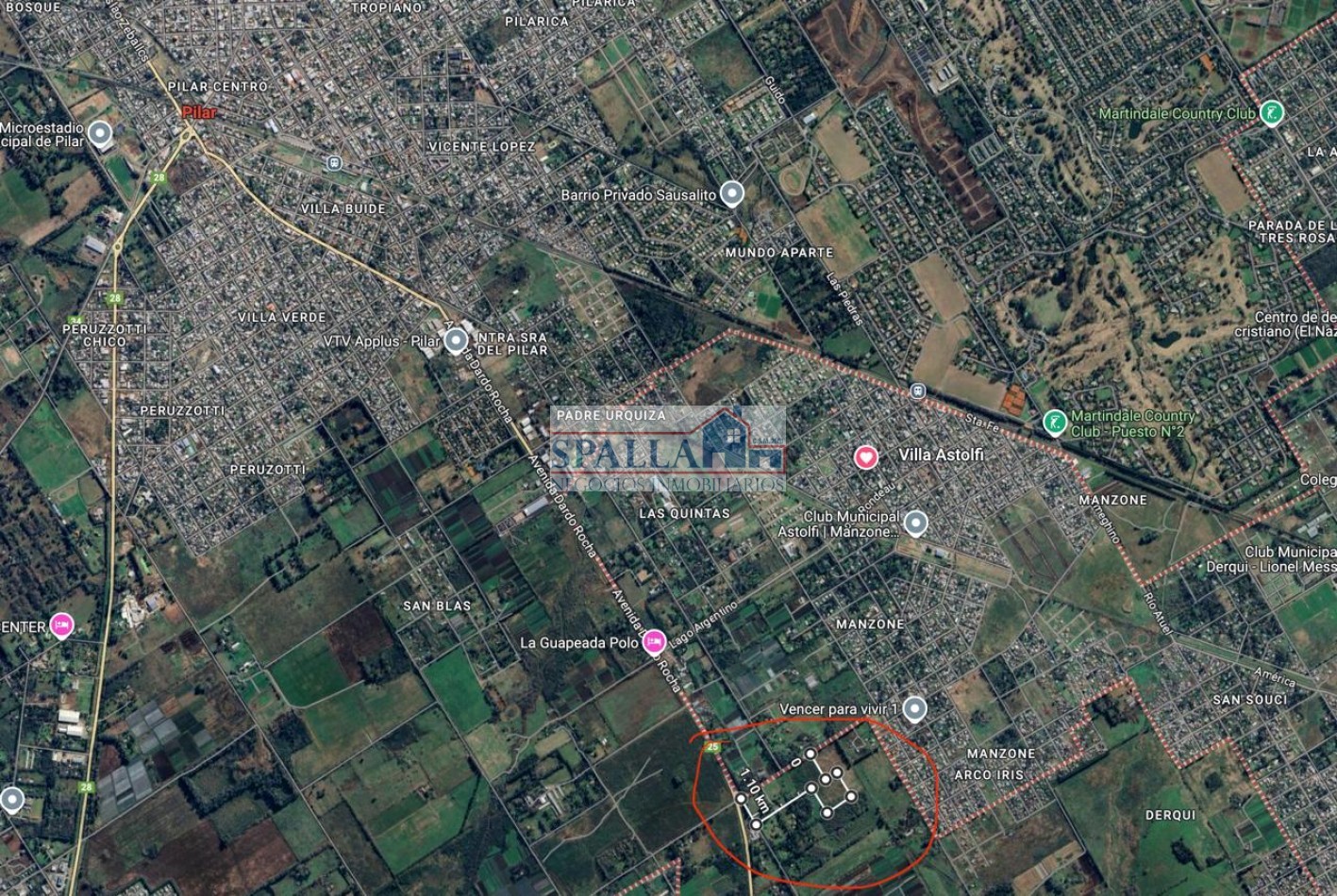 VENTA HECTAREAS EN VILLA ASTOLFI A METROS DE RUTA 25 PILAR - PARA DESARROLLOS