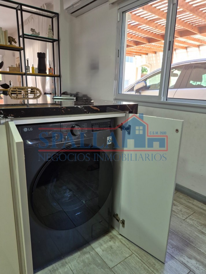 VENTA DUPLEX TRES AMBIENTES SEMI AMOBLADO EN COMPLEJO METZ VILLAGE PILAR