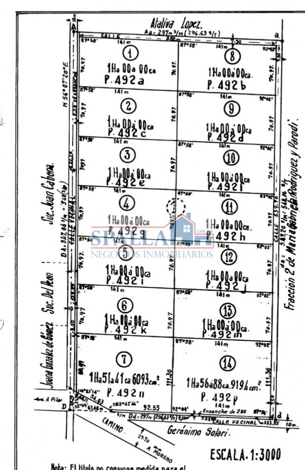 VENTA HECTAREAS EN VILLA ASTOLFI A METROS DE RUTA 25 PILAR - PARA DESARROLLOS