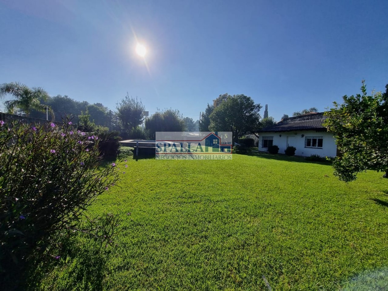 ALQUILER TEMPORAL QUINTA CON PILETA BARRIO LA ALBORADA SOBRE TRES LOTES DERQUI PILAR