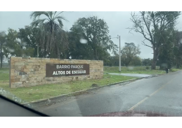 LOTE EN BARRIO PARQUE ALTOS DE ESCOBAR - Frente a Temaiken - Belen de Escobar