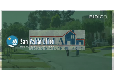 VENTA LOTE BARRIO CERRADO SAN PABLO CHICO - FINANCIADO